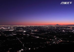 筑波山的夜景 筑波市 Fj時事新聞