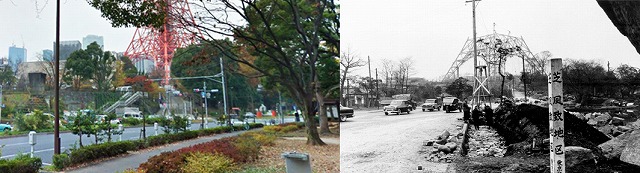 芝公園・赤羽橋付近