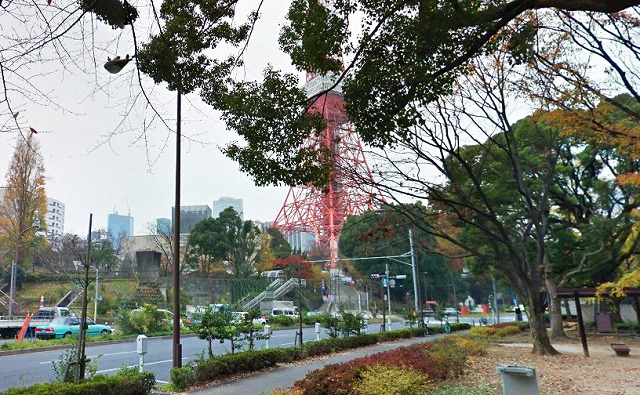 芝公園・赤羽橋付近